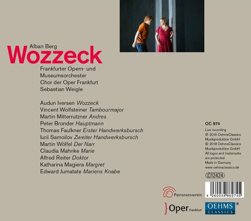 Martin Mitterrutzner, Claudia Mahnke, Sebastian Weigle, Frankfurter Opern- und Museumsorchester - Berg: Wozzeck (2018) [Hi-Res]