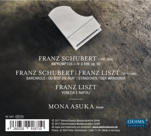 Mona Asuka - Schubert & Liszt: Piano Works (2017) [Hi-Res]