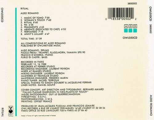 Aldo Romano - Ritual (1988) CD Rip