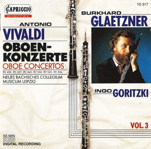 Burkhard Glaetzner, Ingo Goritzki, Max Pommer - Vivaldi: Oboe Concertos, Vol. 3 (1990) CD-Rip