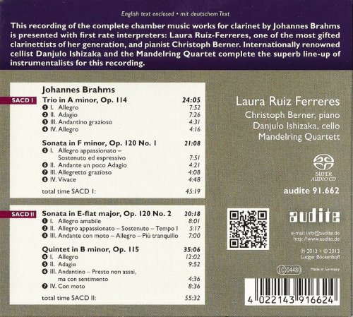 Laura Ruiz Ferreres - Brahms: The Complete Chamber Music for Clarinet (2013) CD-Rip