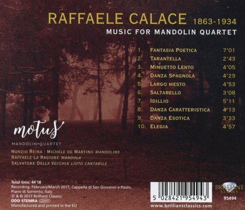 Salvatore Della Vecchia & Motus Mandolin Quartet - Calace: Music for Mandolin Quartet (2017)