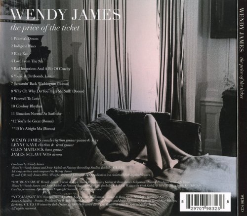 Wendy James - The Price Of The Ticket (2016) CD Rip