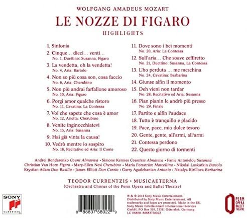 Teodor Currentzis - Mozart: Le nozze di Figaro (Highlights) (2014) [Hi-Res]