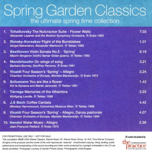 VA - Spring Garden Classics: The Ultimate Spring Time Collection (2003)