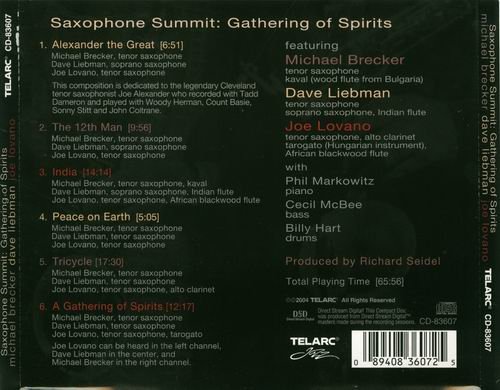 Saxophone Summit - Gathering Of Spirits (2004) 320 kbps+Flac