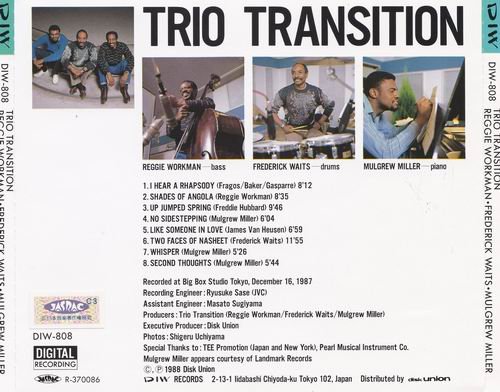 Trio Transition - Trio Transition (1988)