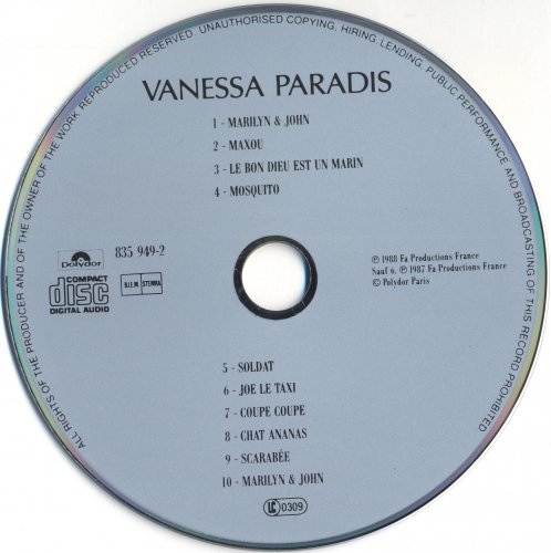 Vanessa Paradis - M & J (1988)