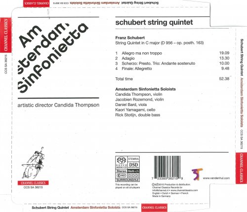 Amsterdam Sinfonietta Soloists - Schubert: String Quintet in C (2015) [SACD]