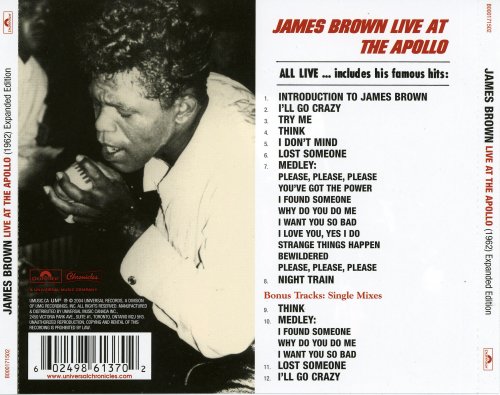 James Brown - Live at the Apollo (1962) [2004]