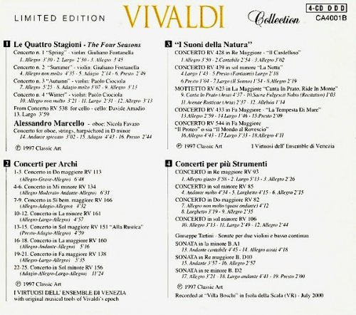 Davide Amadio, Paolo Ciociola, Nicola Favaro, Giuliano Fontanella - Vivaldi collection (2000)