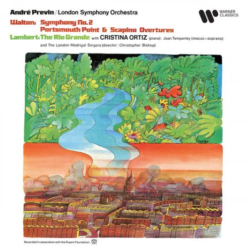 Andre Previn - Walton: Symphony No. 2, Portsmouth Point & Scapino - Lambert: The Rio Grande (Remastered) (2021) [HI-Res]
