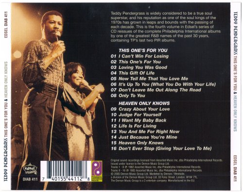 Teddy Pendergrass - This One's For You / Heaven Only Knows (2005)