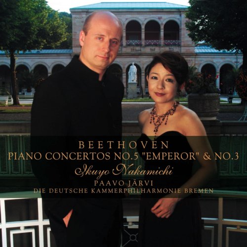 Ikuyo Nakamichi, Paavo Jarvi, The Deutsche Kammerphilharmonie Bremen - Beethoven: Piano Concertos No.3 & No.5 "Emperor" (2016) [Hi-Res]