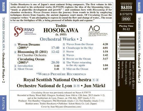 Royal Scottish National Orchestra, Orchestre National de Lyon, Jun Märkl - Toshio Hosokawa: Woven Dreams, Blossoming II & Circulating Ocean (2014) [Hi-Res]