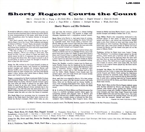 Shorty Rogers And His Orchestra - Shorty Rogers Courts The Count (1995)