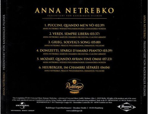 Anna Netrebko - Nacht Der Stars: Präsentiert Von Radeberger Pilsner (2012)