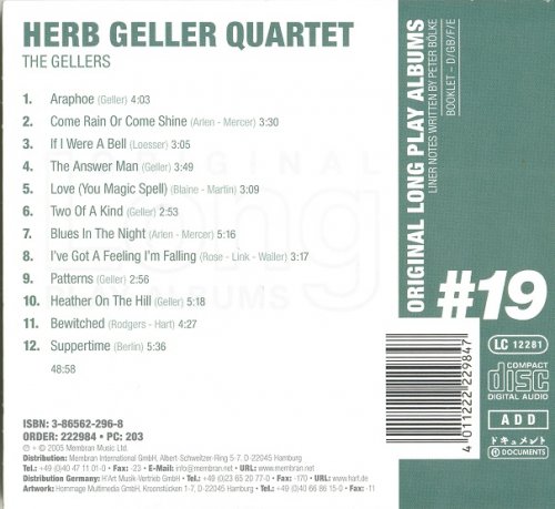 Herb Geller Quartet - The Gellers (2005) [Original Long Play Albums]