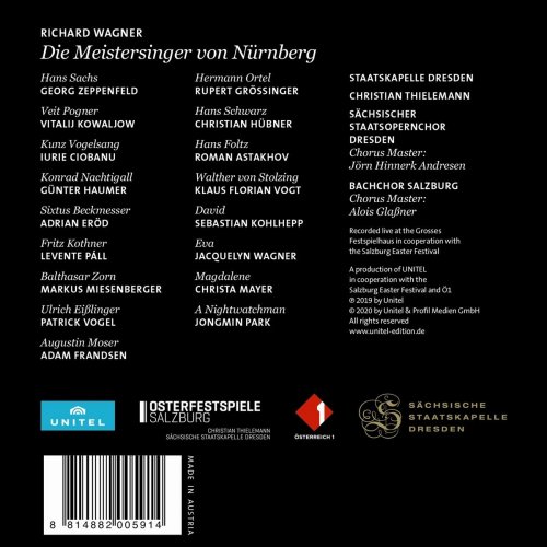 Christian Thielemann, Staatskapelle Dresden, Adrian Erod, Georg Zeppenfeld - Wagner: Die Meistersinger von Nürnberg, WWV 96 (Live) (2021)