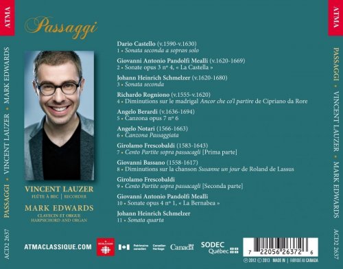 Vincent Lauzer, Mark Edwards, Vincent Lauzer, Mark Edwards - Passaggi (2013)