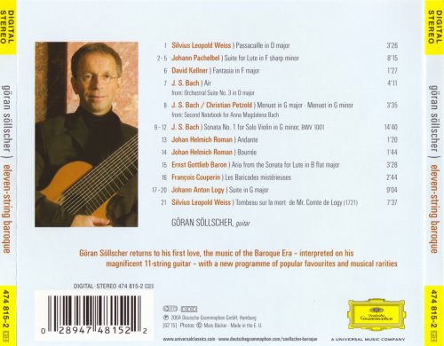 Göran Söllscher - Eleven-String Baroque (2004) CD-Rip