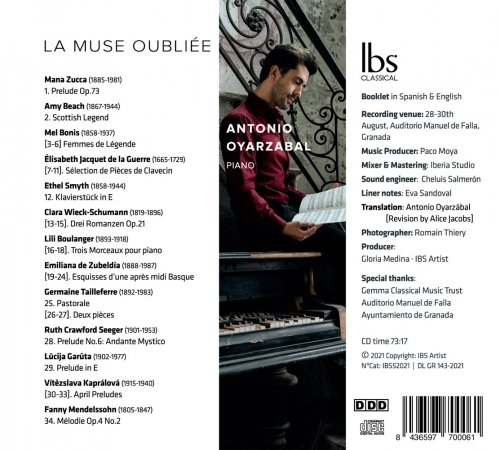 Antonio Oyarzabal - La muse oubliée (2021) [Hi-Res]