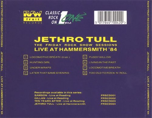 Jethro Tull - Live At Hammersmith '84 (1990)