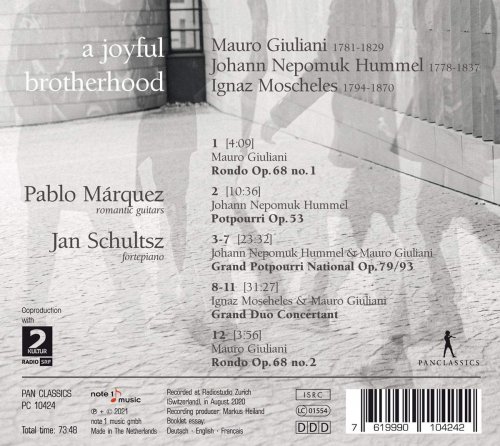 Jan Schultsz, Pablo Marquez - A Joyful Brotherhood (2021) [Hi-Res]