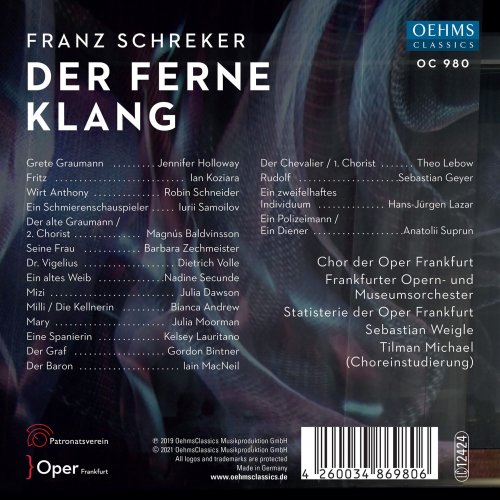 Ian Koziara, Jennifer Holloway, Sebastian Weigle, Frankfurter Opern-und Museumsorchester - Schreker: Der ferne Klang (2021)