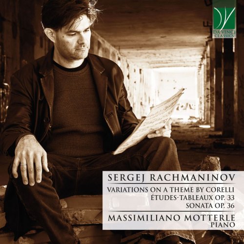 Massimiliano Motterle - Sergej Rachmaninov: Variations on a Theme by Corelli, Etudes tableaux Op. 33, Sonata Op. 36 (2021)