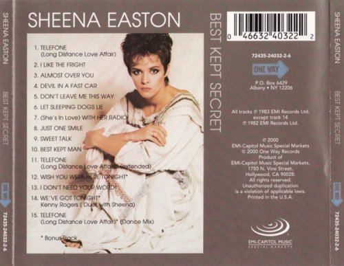 Sheena Easton - Best Kept Secret (1983) [2000]