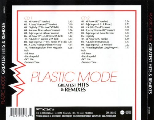 Plastic Mode - Greatest Hits & Remixes (2021) [2CD]