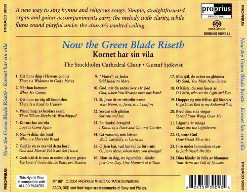 The Stockholm Cathedral Choir - Now the Green Blade Riseth (2004) [SACD]