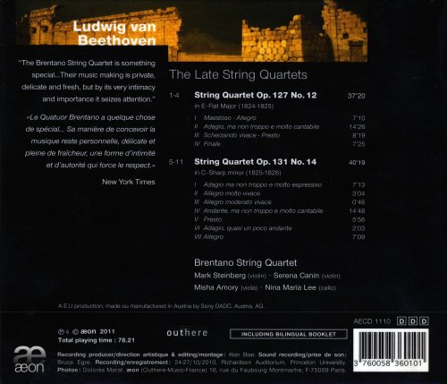 Brentano String Quartet - Beethoven: The Late String Quartets Op. 127 & Op. 13 (2011)