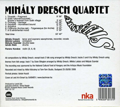 Mihaly Dresch Quartet - Argyelus (2007)