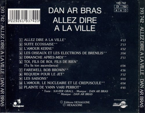 Dan Ar Braz - Allez Dire A La Ville (1992)
