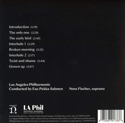 Los Angeles Philharmonic, Esa-Pekka Salonen, Nora Fischer - Louis Andriessen: The only one (2021) CD-Rip