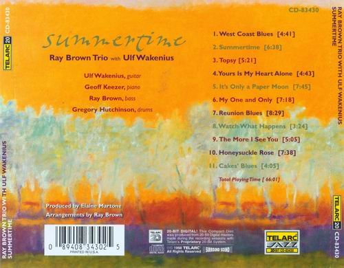 Ray Brown Trio Featuring Ulf Wakenius - Summertime (1998)