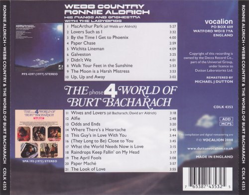 Ronnie Aldrich - Webb Country / The World of Burt Bacharach (2008)