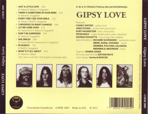 Gipsy Love - Gipsy Love (Reissue) (1971/2011)