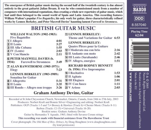 Graham Anthony Devine - BRITISH GUITAR MUSIC (2005)