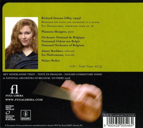 Plamena Mangova, National Orchestra of Belgium, Walter Weller - Richard Strauss: Burleske & Ein Heldenleben (2008)