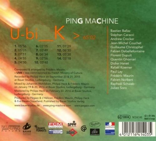 Ping Machine - Ubik (2016) [Hi-Res]