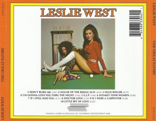 Leslie West - The Great Fatsby (Reissue) (1975/2008)