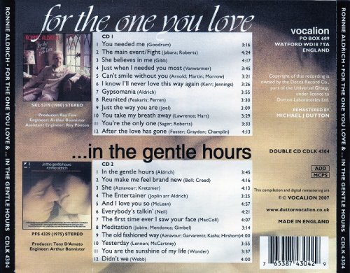 Ronnie Aldrich - For the One You Love / In The Gentle Hours (2007)