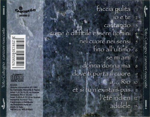 Toto Cutugno - Canzoni Nascoste (1997) CD-Rip