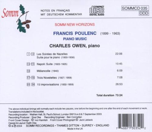 Charles Owen - Poulenc: Piano Music (2014)