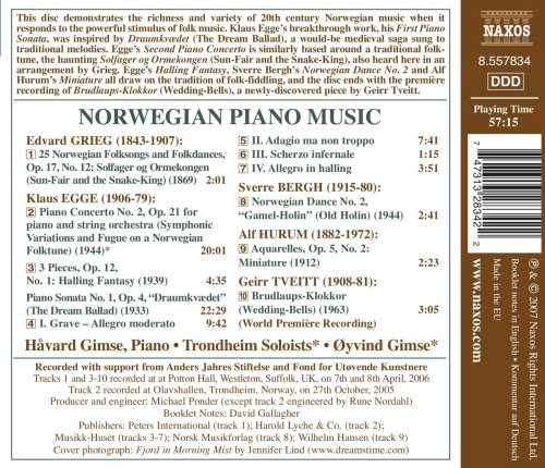 Håvard Gimse - Norwegian Piano Music (2007)