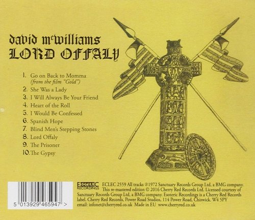 David McWilliams - Lord Offaly (Reissue, Remastered) (1972/2016)