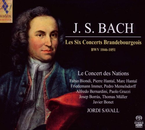 Jordi Savall, Le Concert des Nations - J.S. Bach: Les Six Concerts Brandebourgeois (2010) [SACD]